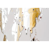 MiMi Innovations Luxe Wereldkaart Muurdecoratie 90x54 cm/35.4x21.4 inch - Spiegel