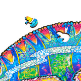 UNIDRAGON Houten Puzzel Dier - Regenboogkleurige Kameleon - King Size - 31 x 41 cm image 4