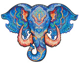 UNIDRAGON Holzpuzzle Tier – Ewiger Elefant – King Size – 41 x 32 cm