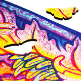 UNIDRAGON Houten Puzzel Dier - Intersterrenstelsel Vlinder - Royal Size - 60 x 44 cm image 4