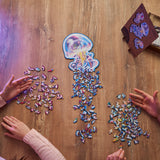 UNIDRAGON Houten Puzzel Dier - Zwervende Kwallen - Royal Size - 60 x 60 cm image 9