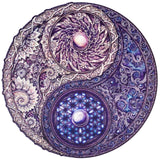 UNIDRAGON Houten Puzzel Mandala - Overkoepelende Tegenstellingen - Royal Size - 45 x 45 cm
