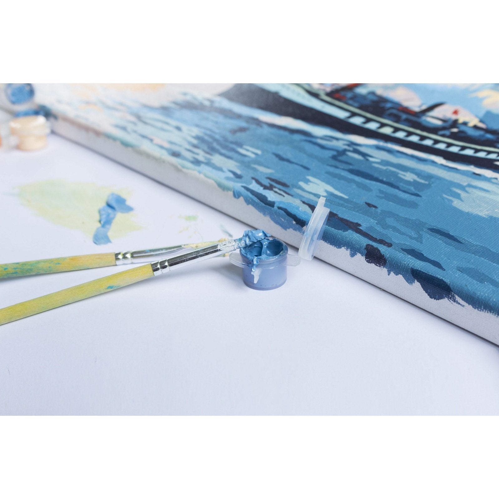 Best Pause Boom in vier seizoenen Schilderen op nummer 40x50 cm - DIY Hobby Pakket
