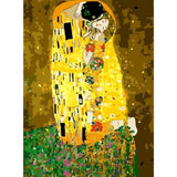 Best Pause De Kus van Gustav Klimt Schilderen op nummer 40x50 cm - DIY Hobby Pakket