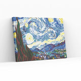 Best Pause De Sterrennacht Vincent van Gogh Schilderen op nummer 40x50 cm - DIY Hobby Pakket