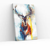 Best Pause Deer mehrfarbig - Malen nach Zahlen - 40x50 cm - DIY Hobby Kit
