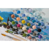 Best Pause Mediterraans Dorp Schilderen op nummer 40x50 cm - DIY Hobby Pakket