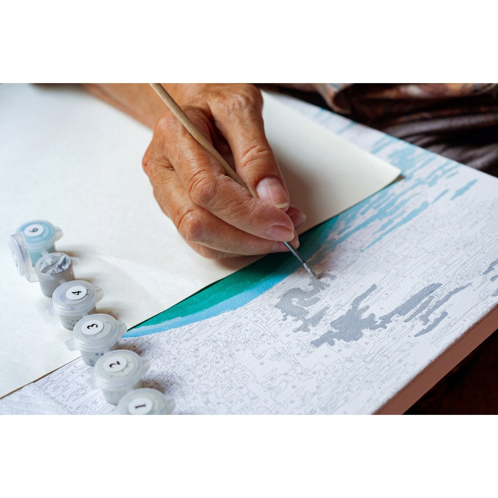 Best Pause Naakt met Calla lelies van Diego Rivera 40x50 cm - DIY Hobby Pakket