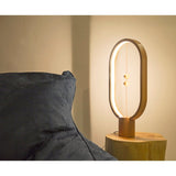 DesignNest Heng Balance Lamp Ellipse Licht Hout - 20x7x40 cm