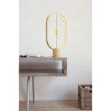 DesignNest Heng Balance Lamp Ellipse Licht Hout - 20x7x40 cm
