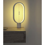 DesignNest Heng Balance Lamp Ellipse Wit - 20x7x40 cm