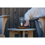 FLYTE Buckminster 2.1 Zwevende Tafellamp - Walnoot / Koper