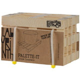 Labyrinth Palette-It - Set van 4 design pallet onderzetters