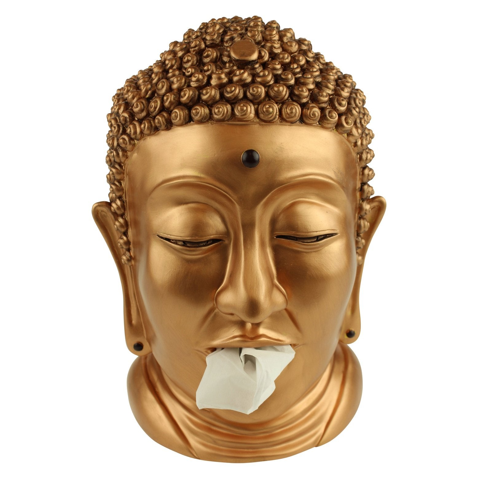 Rotary Hero Boeddha Tissue box Houder - Brons