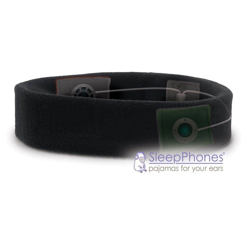 SleepPhones® Classic v6 Fleece Midnight Black/Zwart - Large/Extra Large