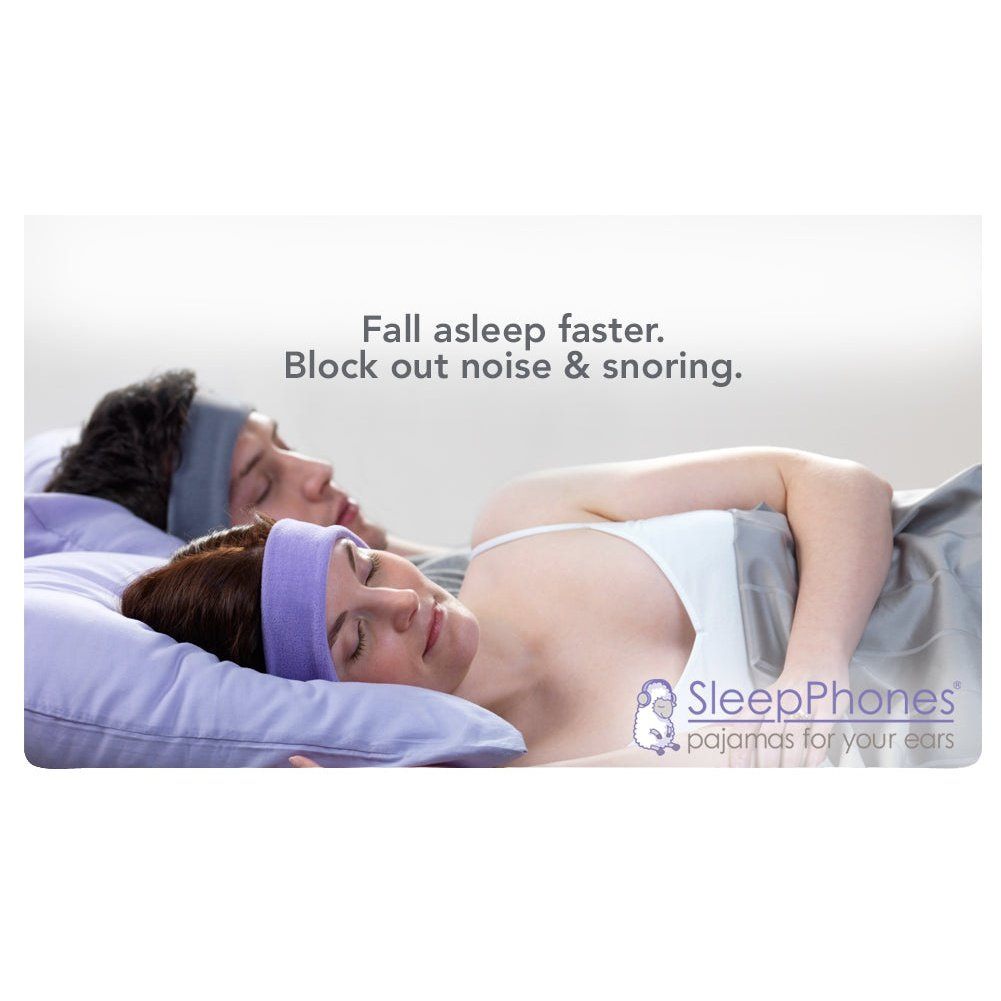 SleepPhones® Classic v6 Fleece Quiet Lavender/Lila - Large/Extra Large