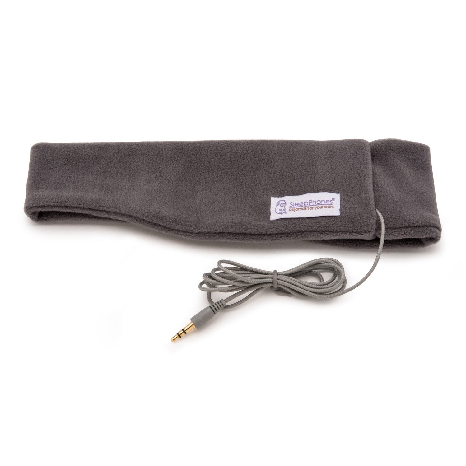 SleepPhones® Classic v6 Fleece Soft Gray/Grijs - Large/Extra Large