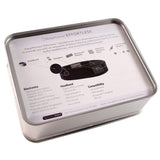 SleepPhones® Effortless v6 Fleece Midnight Black Bluetooth-hoofdtelefoon met Draadloos QI Opladen - Small