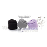 SleepPhones® Effortless v6 Fleece Soft Grey Bluetooth-hoofdtelefoon met Draadloos QI Opladen - Small