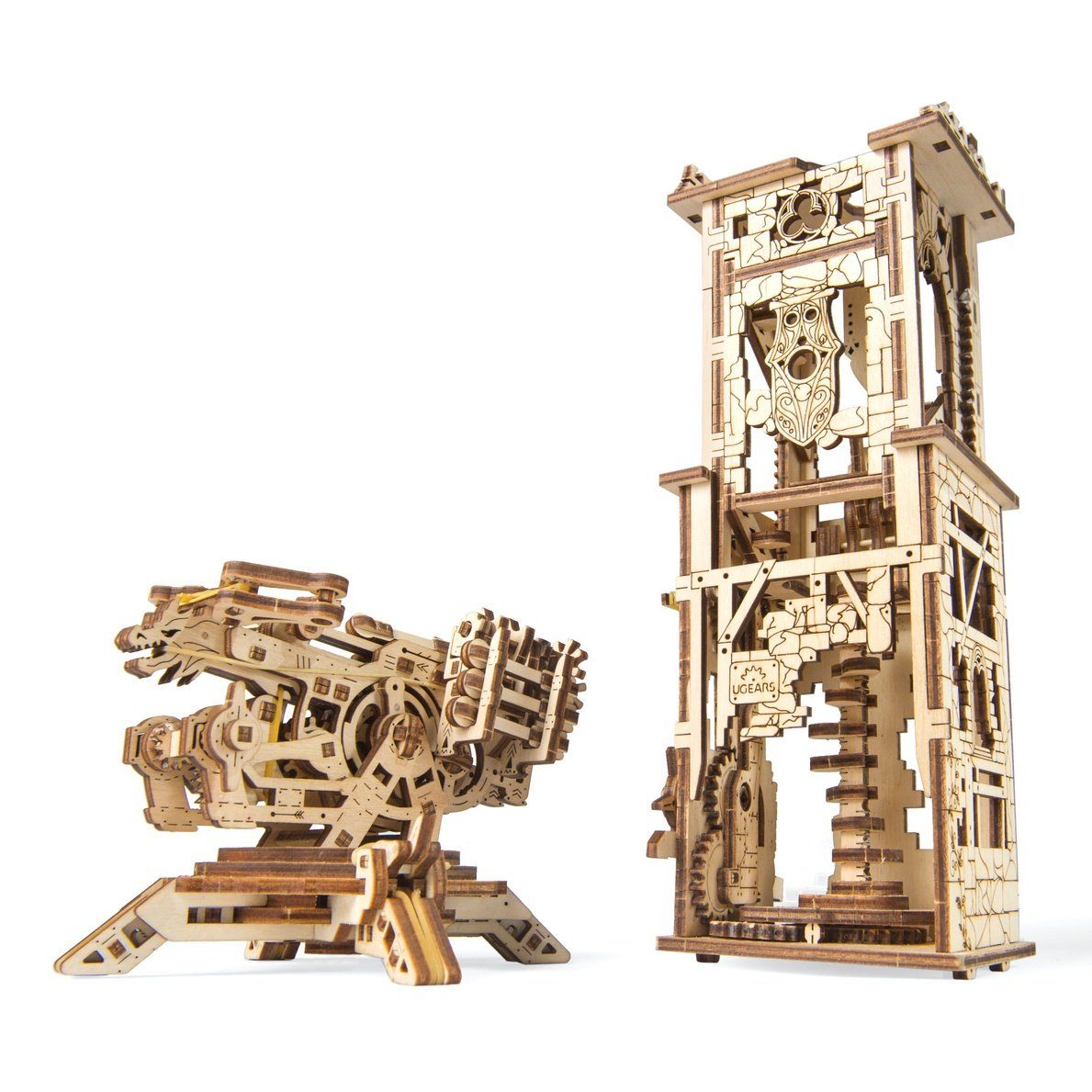 Ugears Houten Modelbouw - Archballista Toren