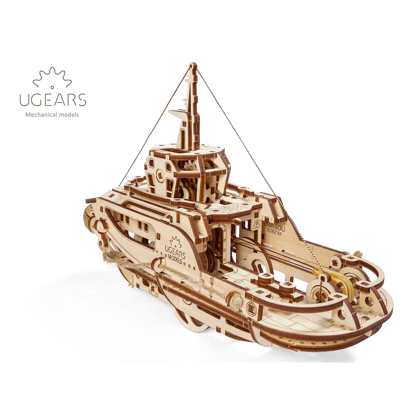 Ugears Houten Modelbouw - Sleepboot