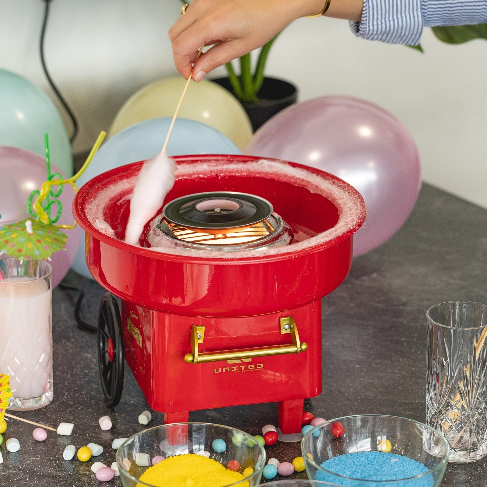 United Entertainment Cotton Candy Suikerspin Maker