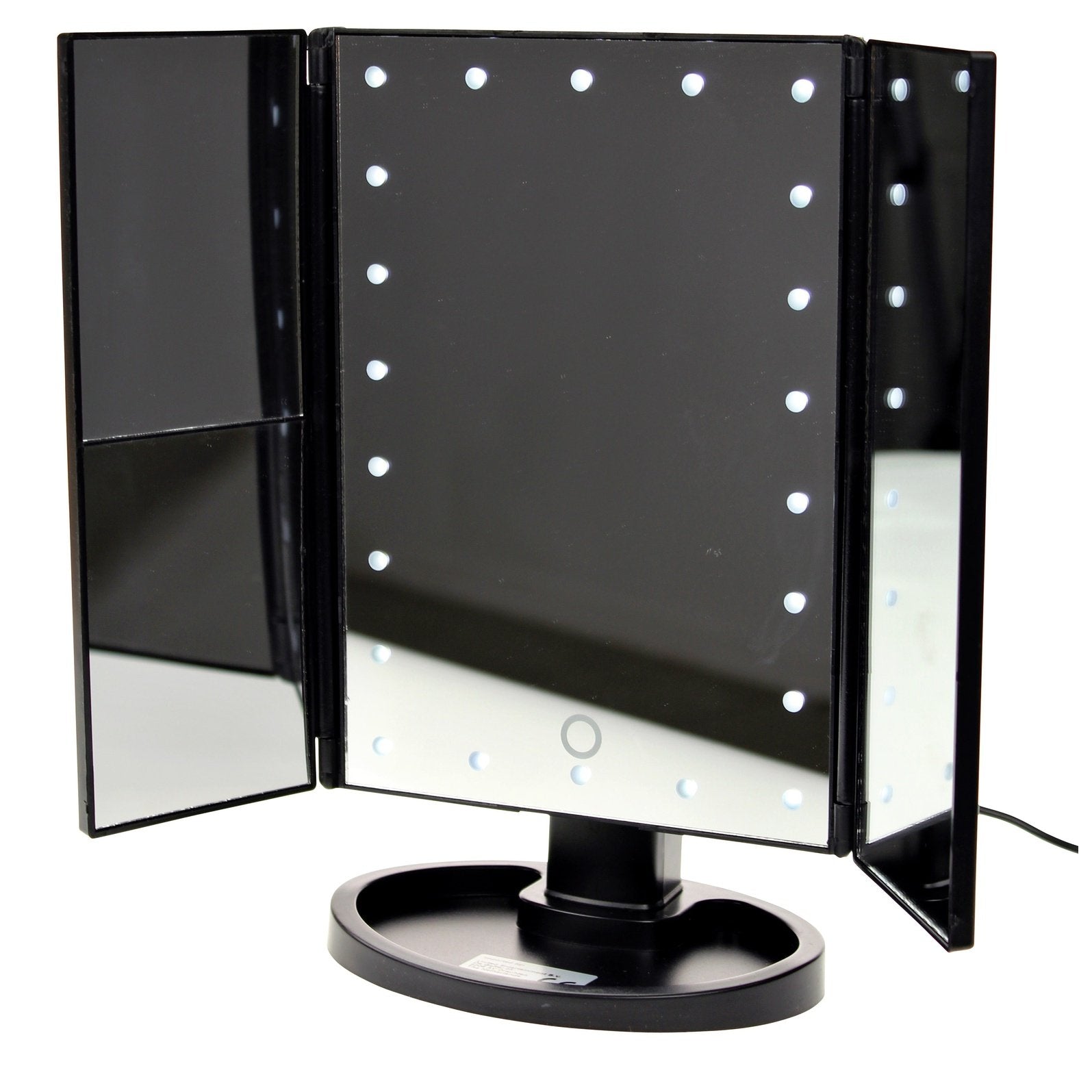 United Entertainment Luxury Touch Screen Make-Up Spiegel met LED verlichting - Zwart
