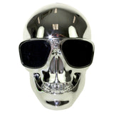 United Entertainment Skull Kabelloser Bluetooth-Lautsprecher – Silber