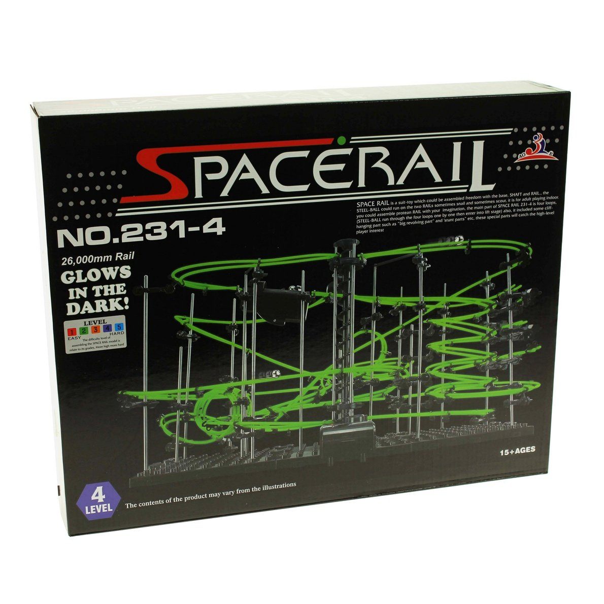 United Entertainment Spacerail Knikker Achtbaan - Level 4 Glow in the Dark