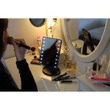 United Entertainment Touch Screen Make-Up Spiegel met LED verlichting - Zwart