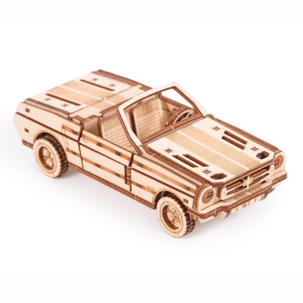Wood Trick Cabriolet - Houten Modelbouw