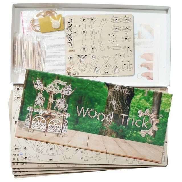 Wood Trick Carrousel - Houten Modelbouw