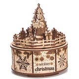 Wood Trick Geschenke vom Weihnachtsmann – Holzmodellbausatz – Spieluhr