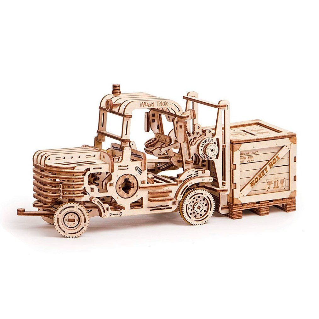 Wood Trick Heftruck - Houten Modelbouw