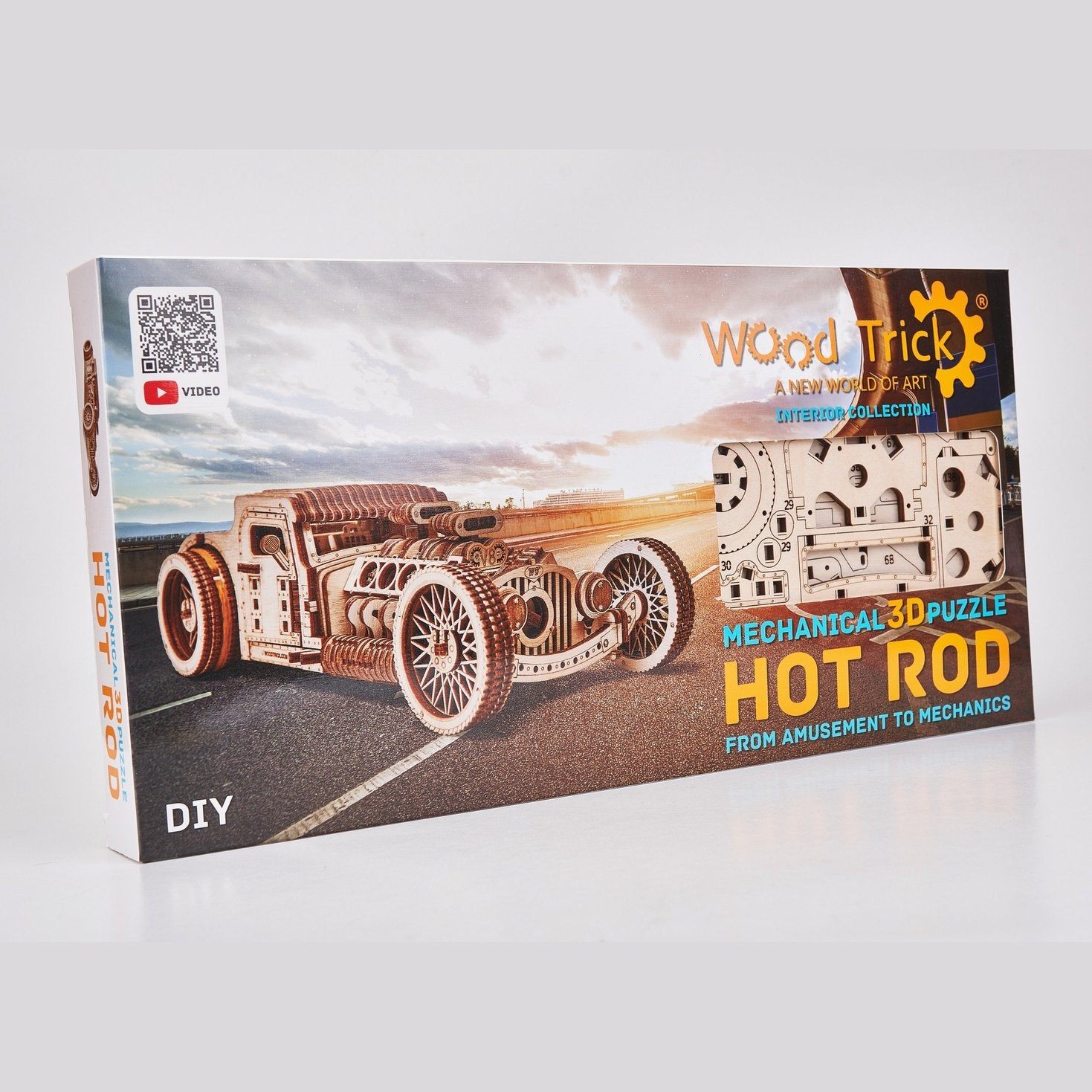 Wood Trick Hot Rod - Houten Modelbouw