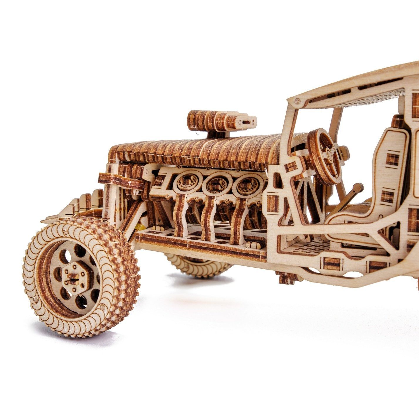 Wood Trick Krankzinnige Buggy - Houten Modelbouw