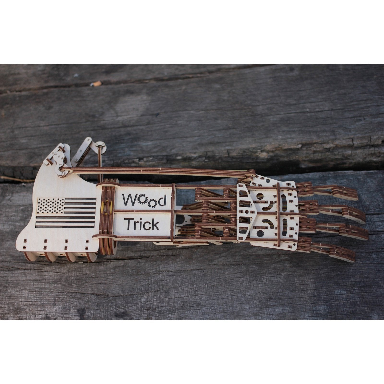 Wood Trick Mechanische Hand - Houten Modelbouw
