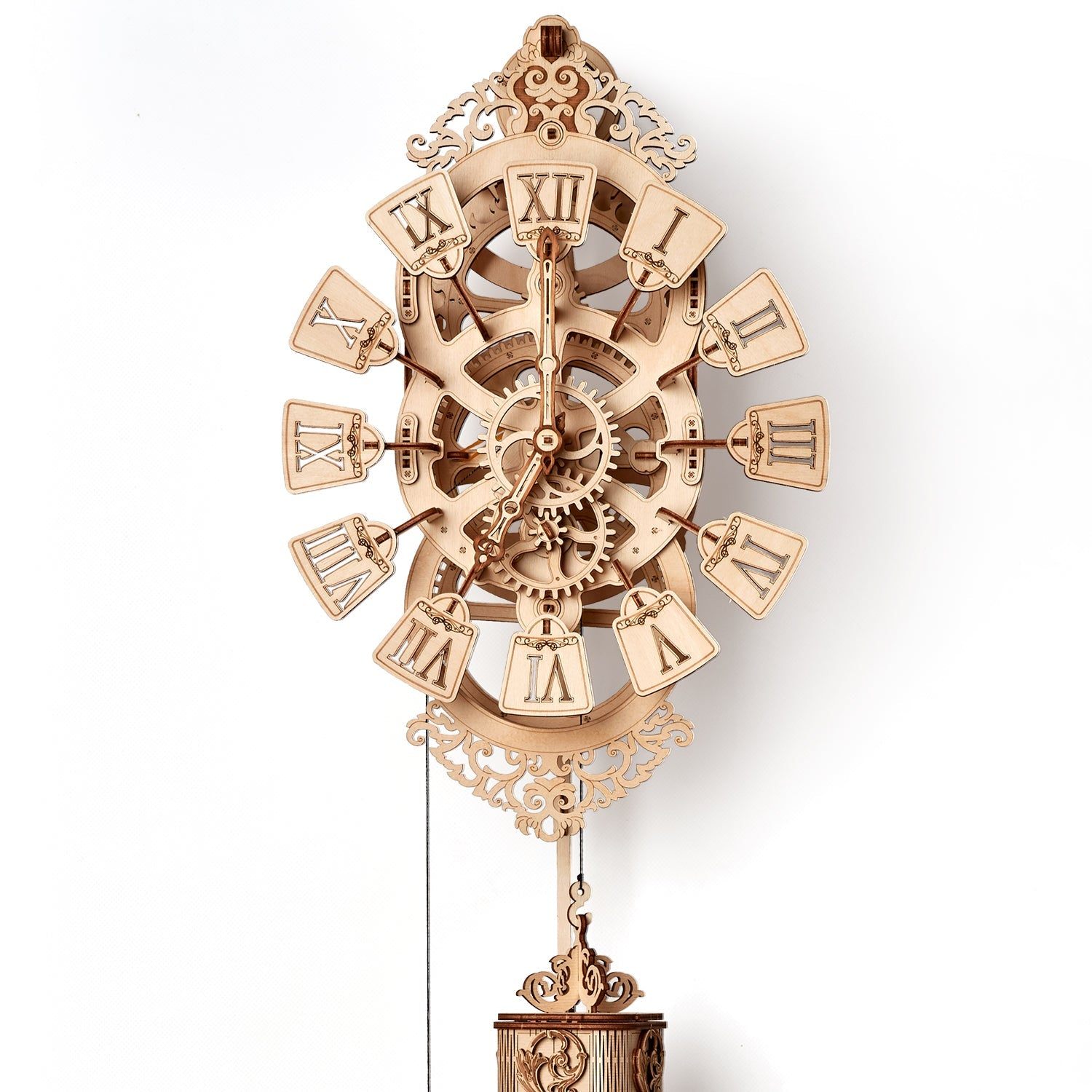 Wood Trick Pendulum Klok - Houten Modelbouw