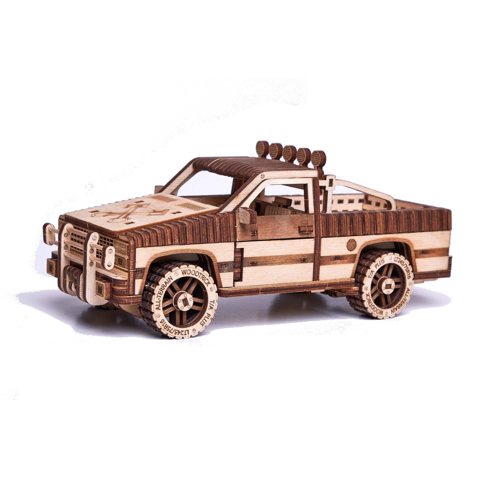 Wood Trick Pick-up Truck WT-1500 - Houten Modelbouw