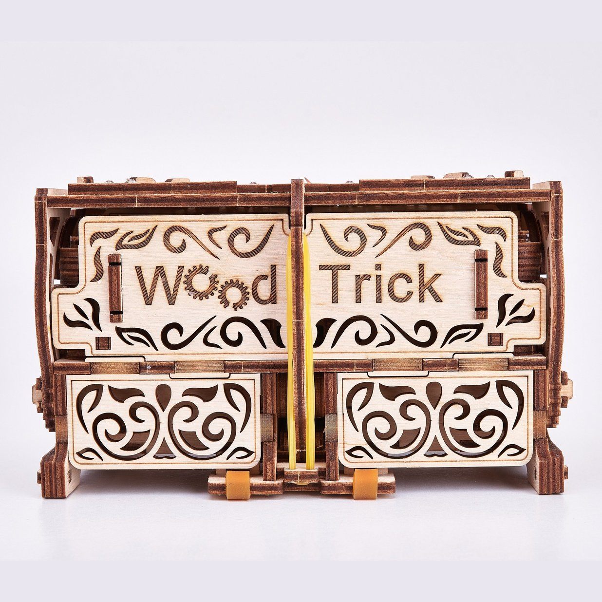 Wood Trick Schatkist met Swarovski Kristallen - Houten Modelbouw