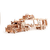 Wood Trick Trailer met Jeep Uitbreiding Set voor Truck - Houten Modelbouw