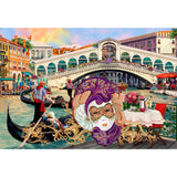 Wooden City Carnaval van Venetië XL - Houten Vormpuzzel - 52x37,5 cm - 600 stukjes