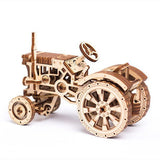 Wooden City Tractor - Houten Modelbouw